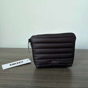 DKNY Nylon Small Zip Pouch